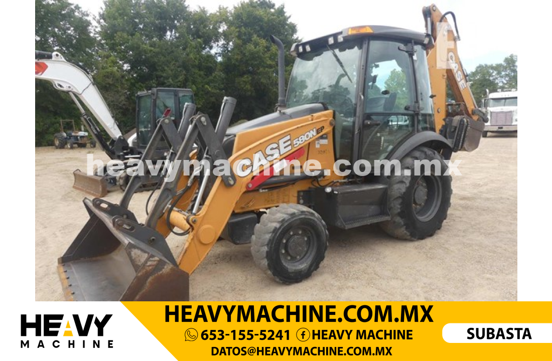 Maquinaria Pesada Retroexcavadora 2019 CASE 580N