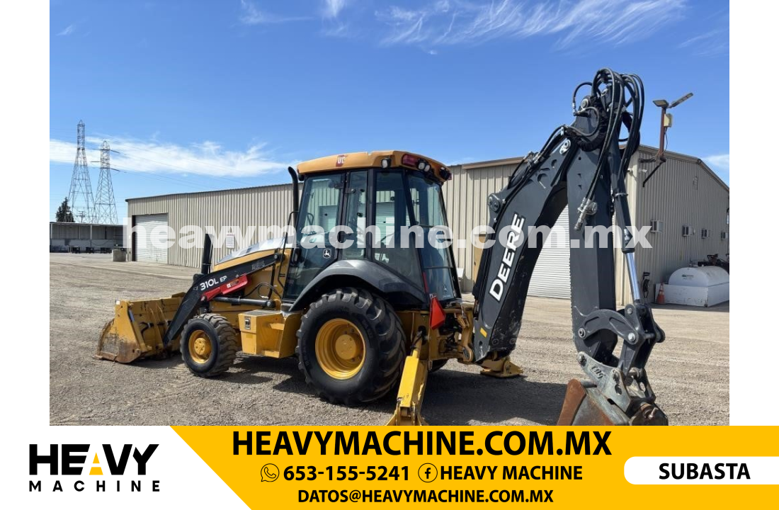 Maquinaria Pesada Retroexcavadora 2020 JOHN DEERE 310L