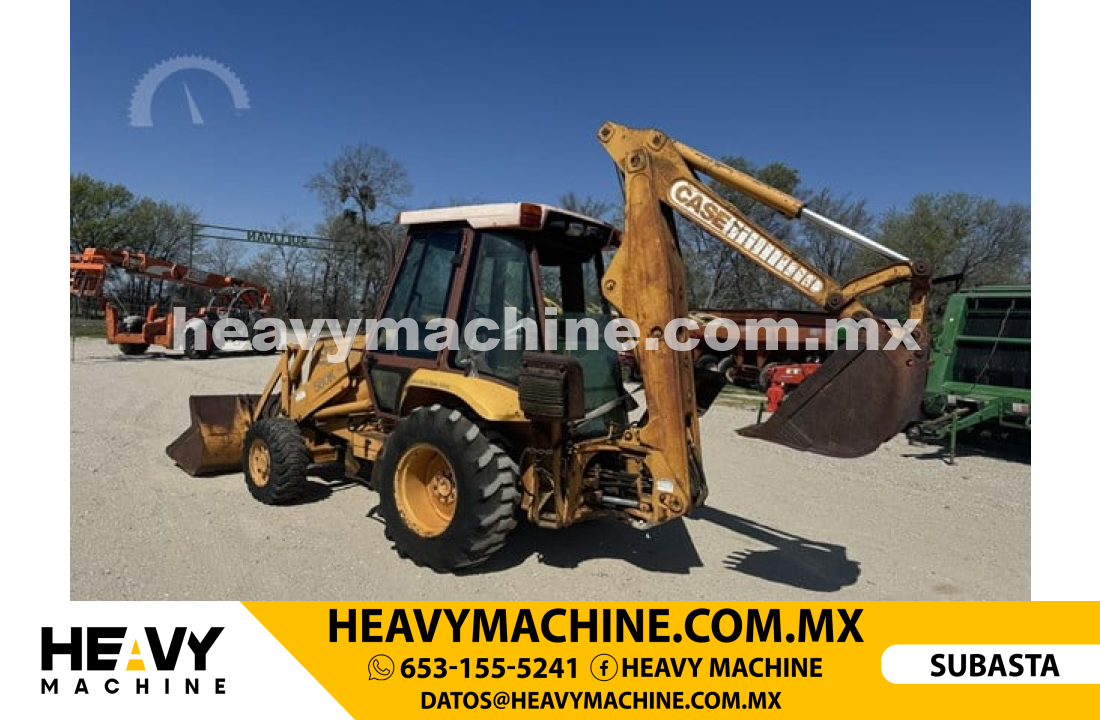 Maquinaria Pesada Retroexcavadora 580 Case 1999