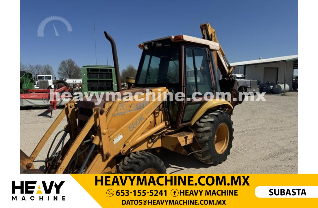 Maquinaria Pesada Retroexcavadora 580 Case 1999