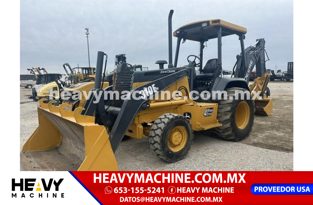 Maquinaria Pesada Retroexcavadora DEERE 310E
