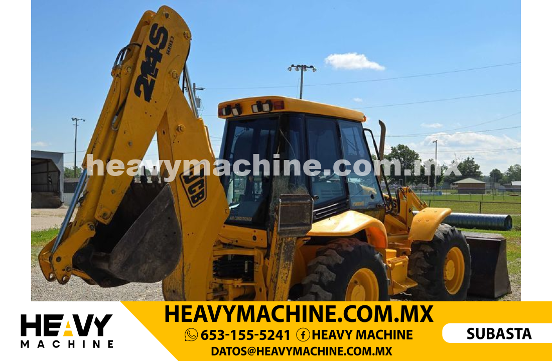 Maquinaria Pesada Retroexcavadora JCB 214S Series 3