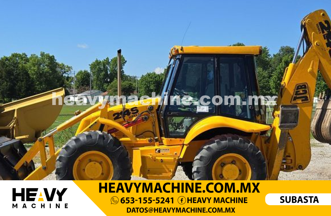 Maquinaria Pesada Retroexcavadora JCB 214S Series 3