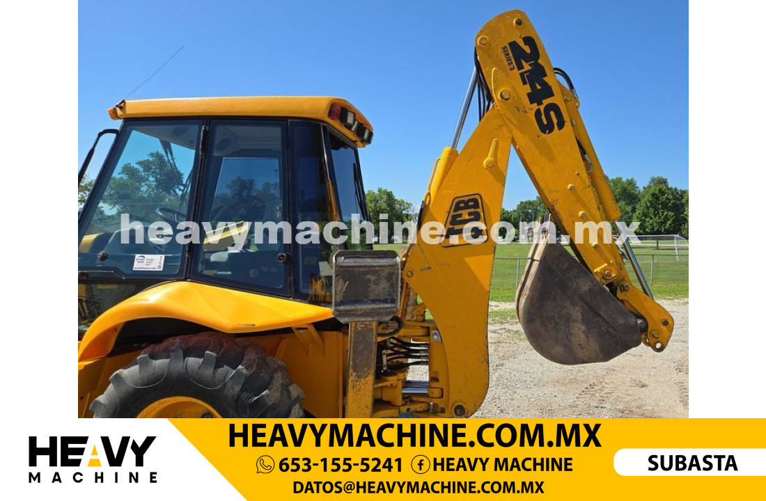 Maquinaria Pesada Retroexcavadora JCB 214S Series 3