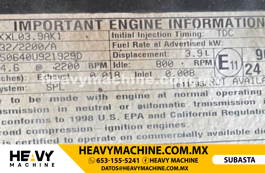 Maquinaria Pesada Retroexcavadora JCB 214S Series 3