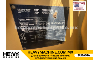Maquinaria Pesada Retroexcavadora 2000 CAT 420d