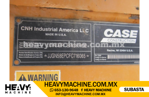 Maquinaria Pesada Retroexcavadora 2016 CASE 580N EP