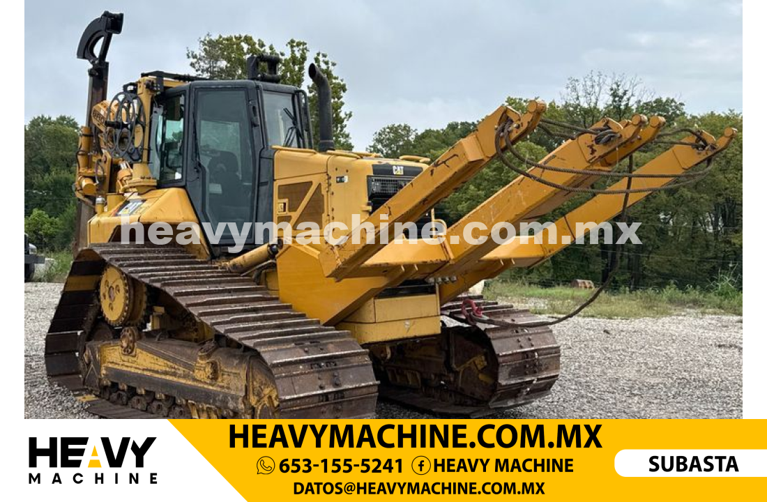 Maquinaria Pesada Topador frontal (Dozer) 2008 CAT D6N cable plow