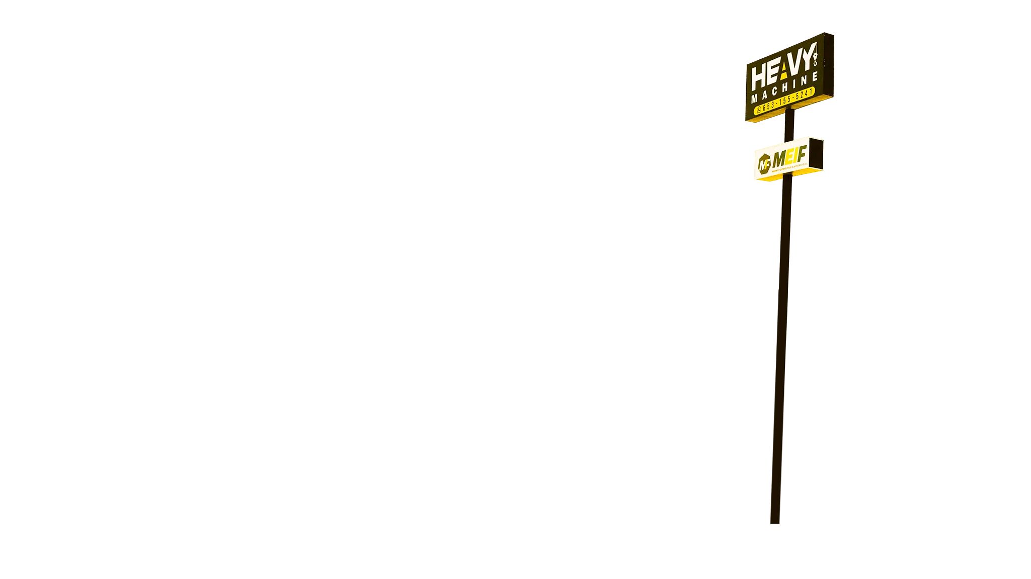 Letrero Heavy Machine